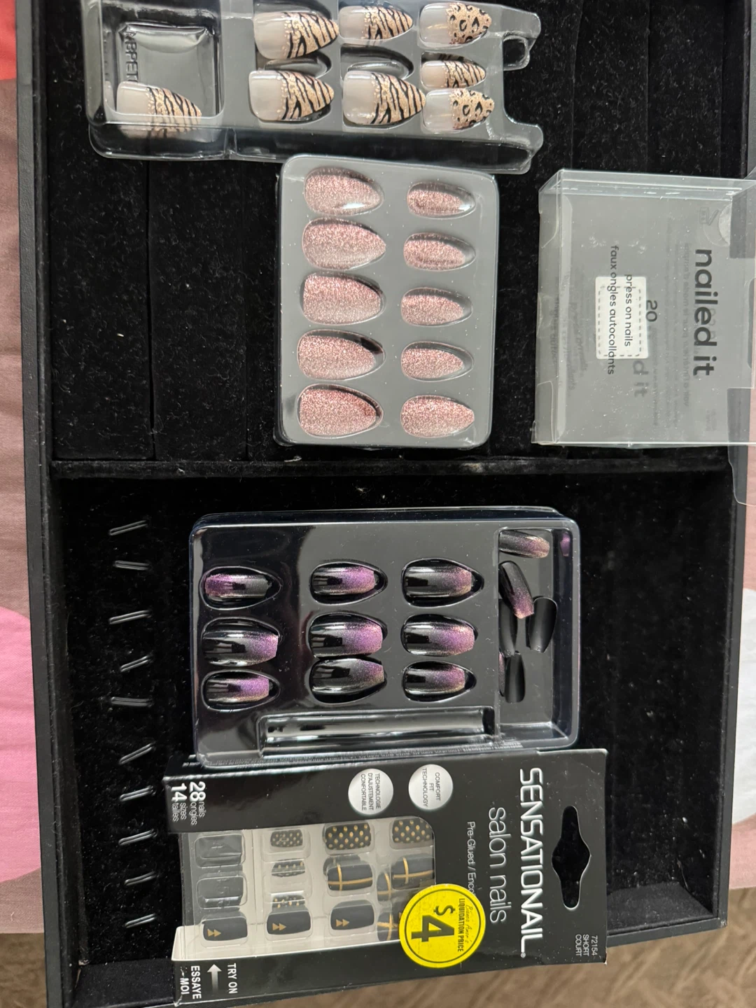 Assorted Press-On Nails - Various Brands