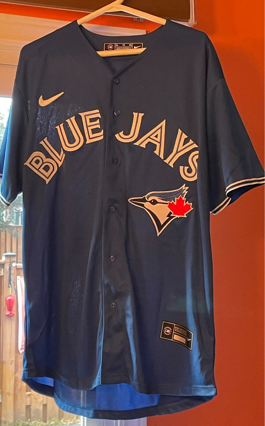 New Mens TORONTO BLUE JAYS Jersey KIRK #30 LARGE - photo 2