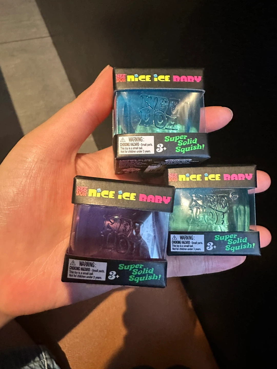 Nee Doh Nice Ice Baby needoh Super Solid Squish Squishy - photo 2