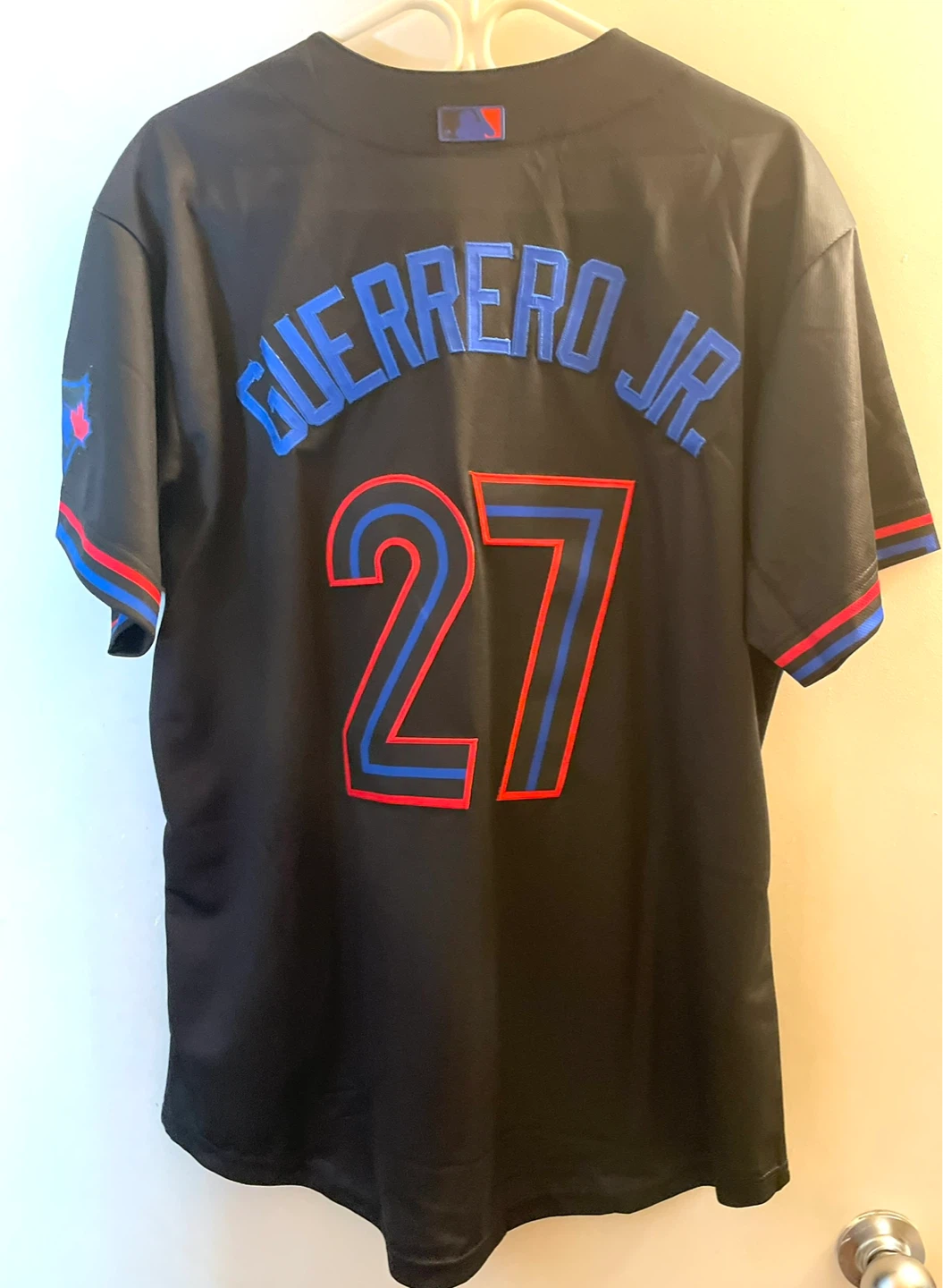 New Mens TORONTO BLUE JAYS Jersey GUERRERO #27 LARGE