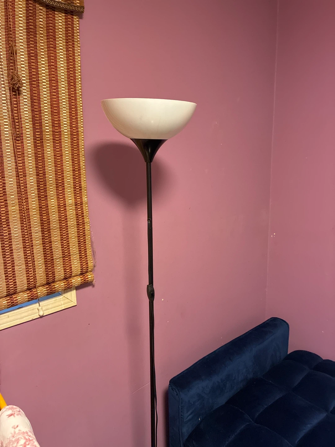 White Bowl Floor Lamp - photo 3