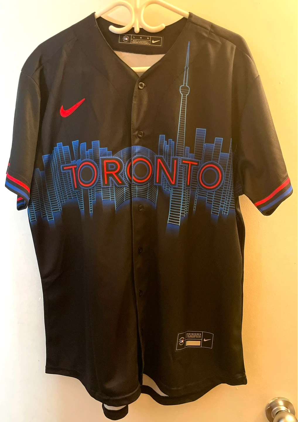 New Mens TORONTO BLUE JAYS Jersey GUERRERO #27 LARGE - photo 2