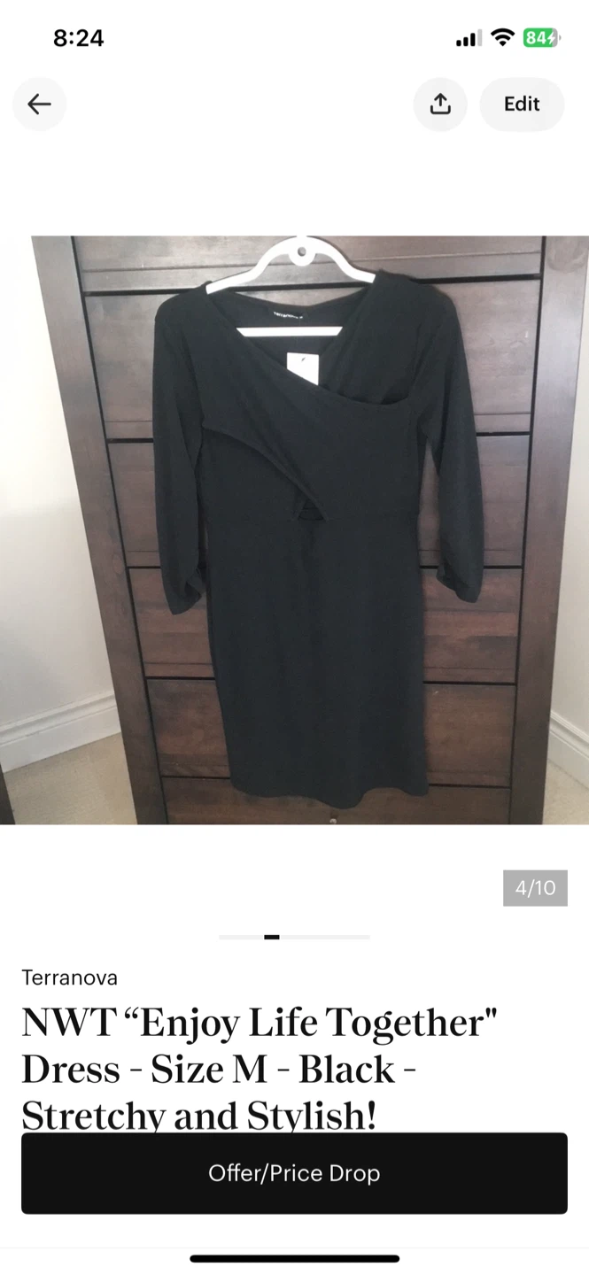 Dress - Size M - Black