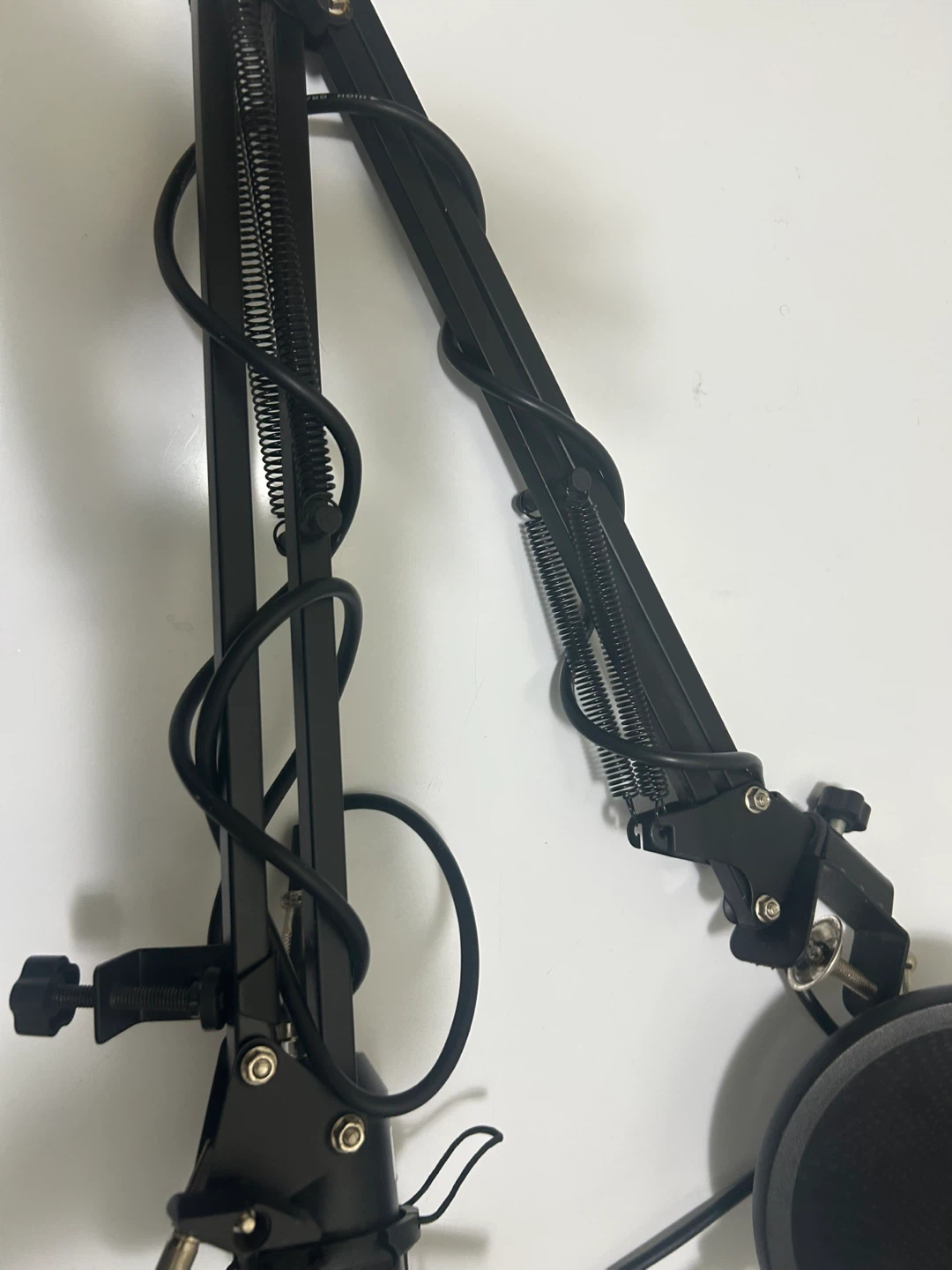 Gold Condenser Microphone with Boom Arm and Pop Filter - photo 2
