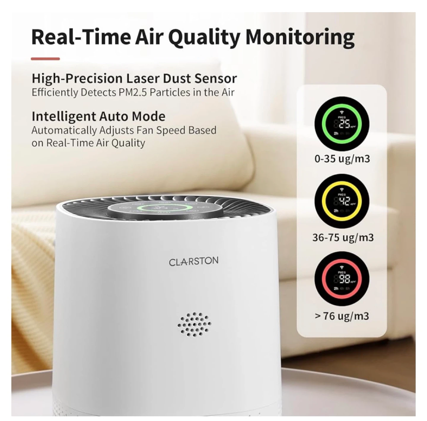 CLARSTON Air Purifier - photo 4