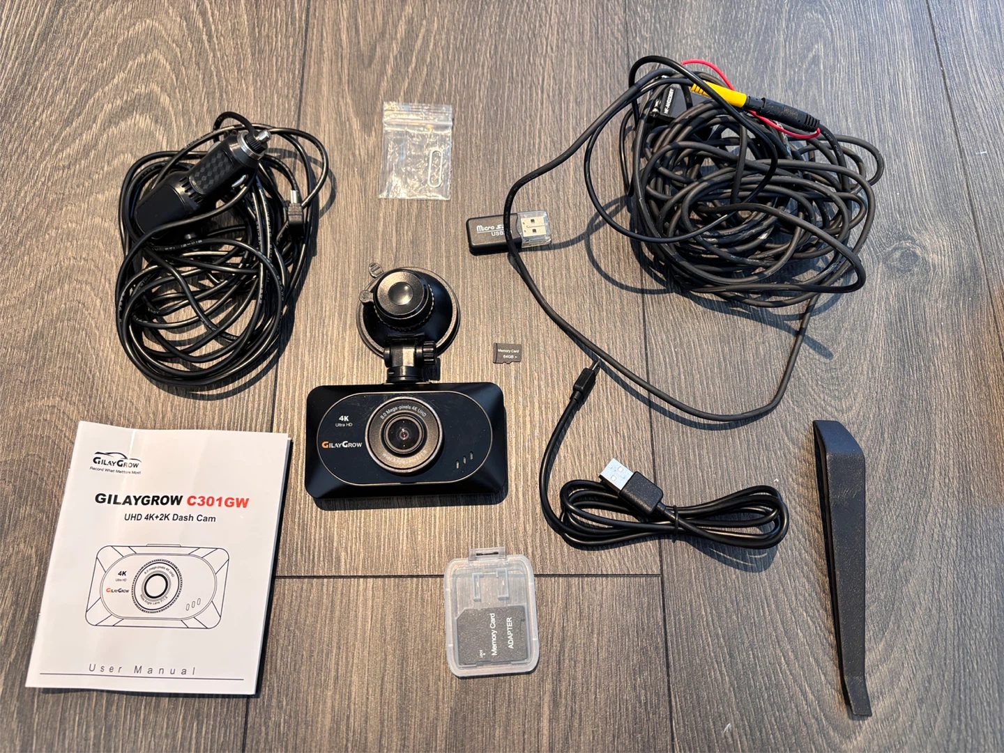 GILAYGROW 4K+2K Dual Dash Cam C301GW - photo 2