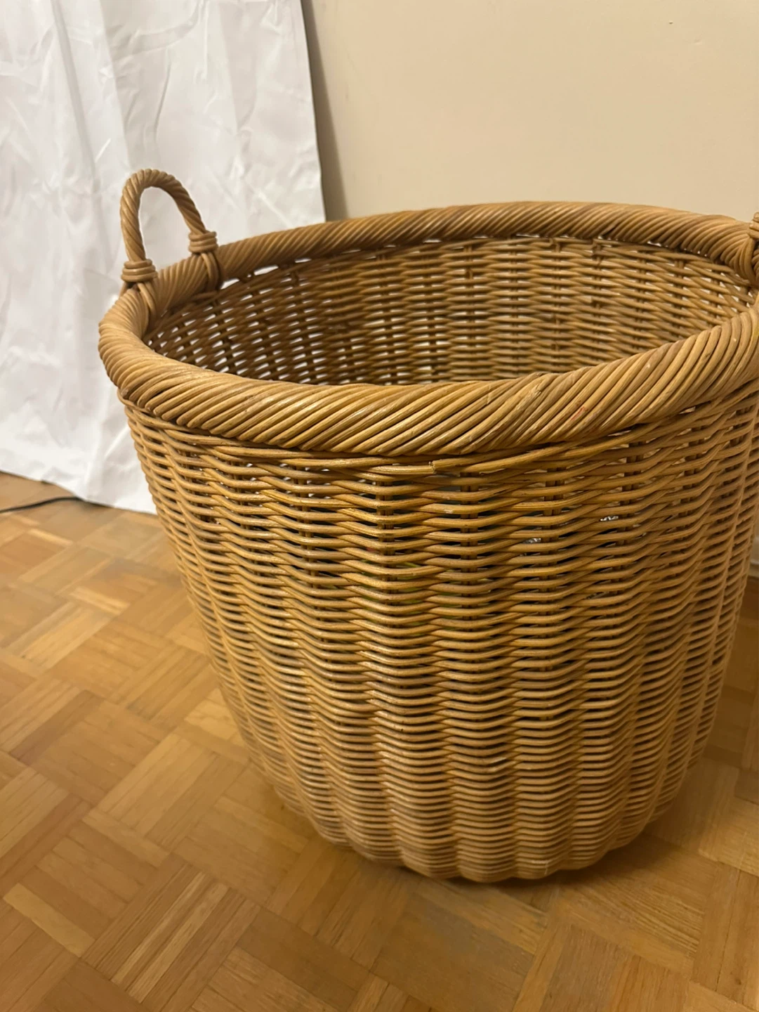 Wicker Basket with Handles
