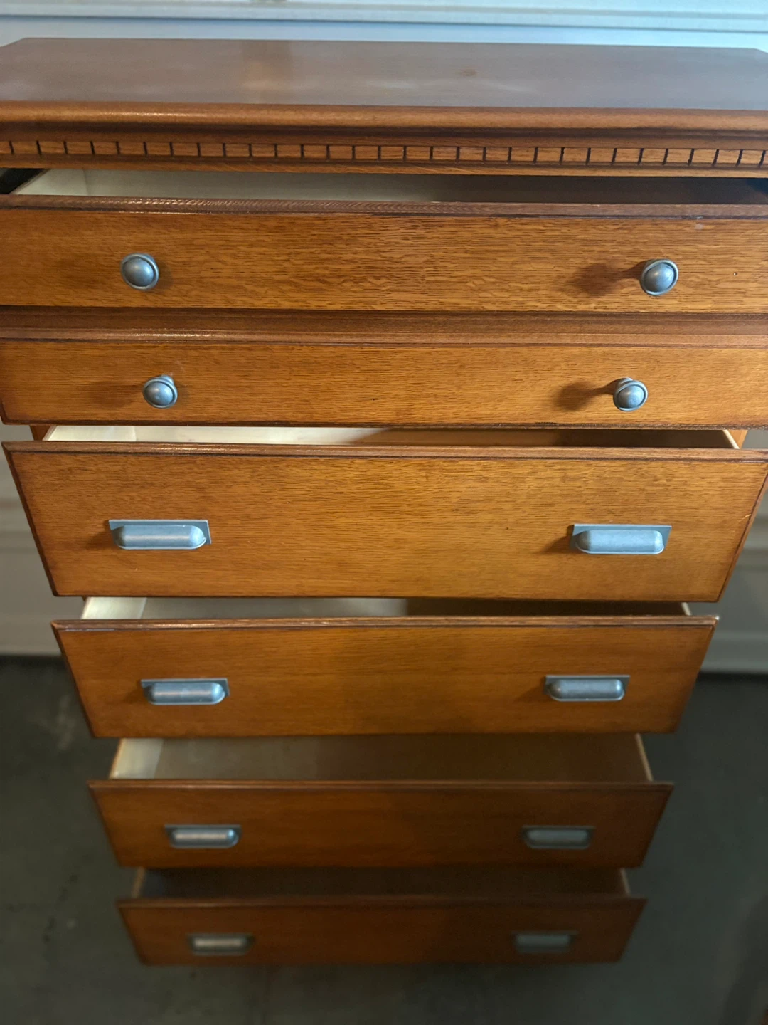 Wood five Drawer Dresser - photo 5