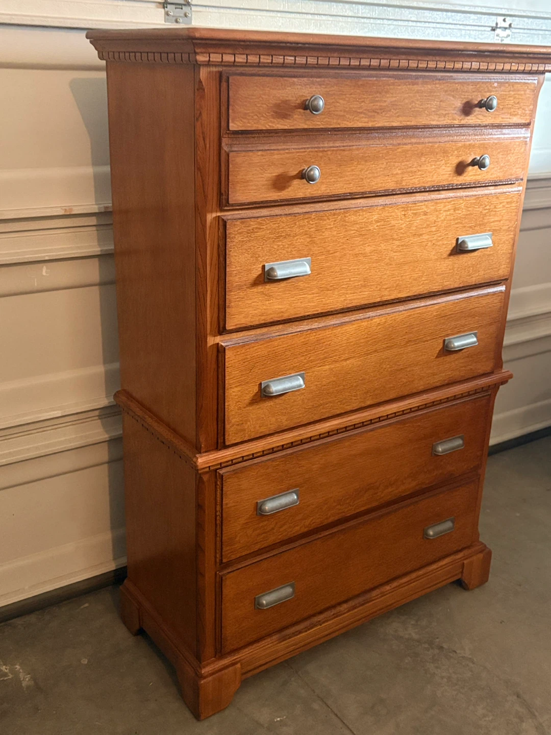 Wood five Drawer Dresser - photo 2