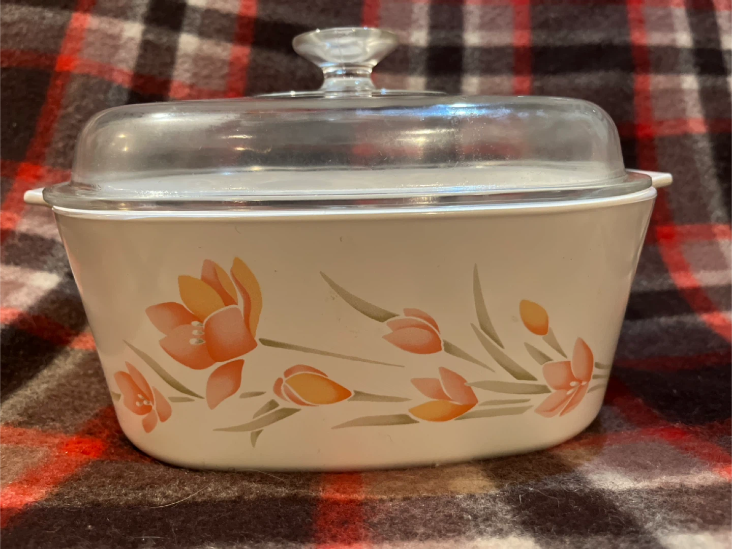 Vintage CorningWare Casserole Dish with Lid