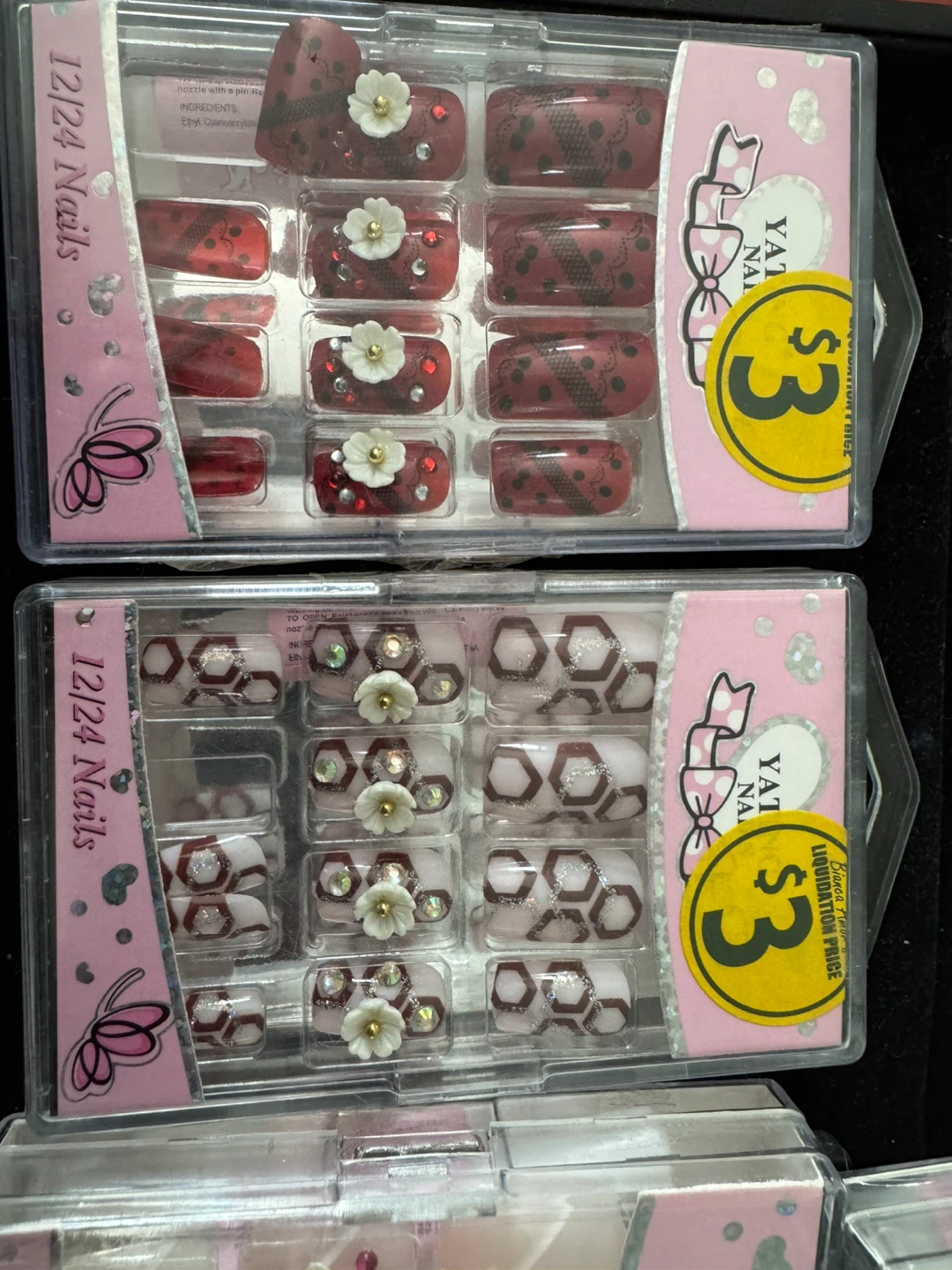 Yating Nails - Set of 5 Artificial Nail Packs - photo 2