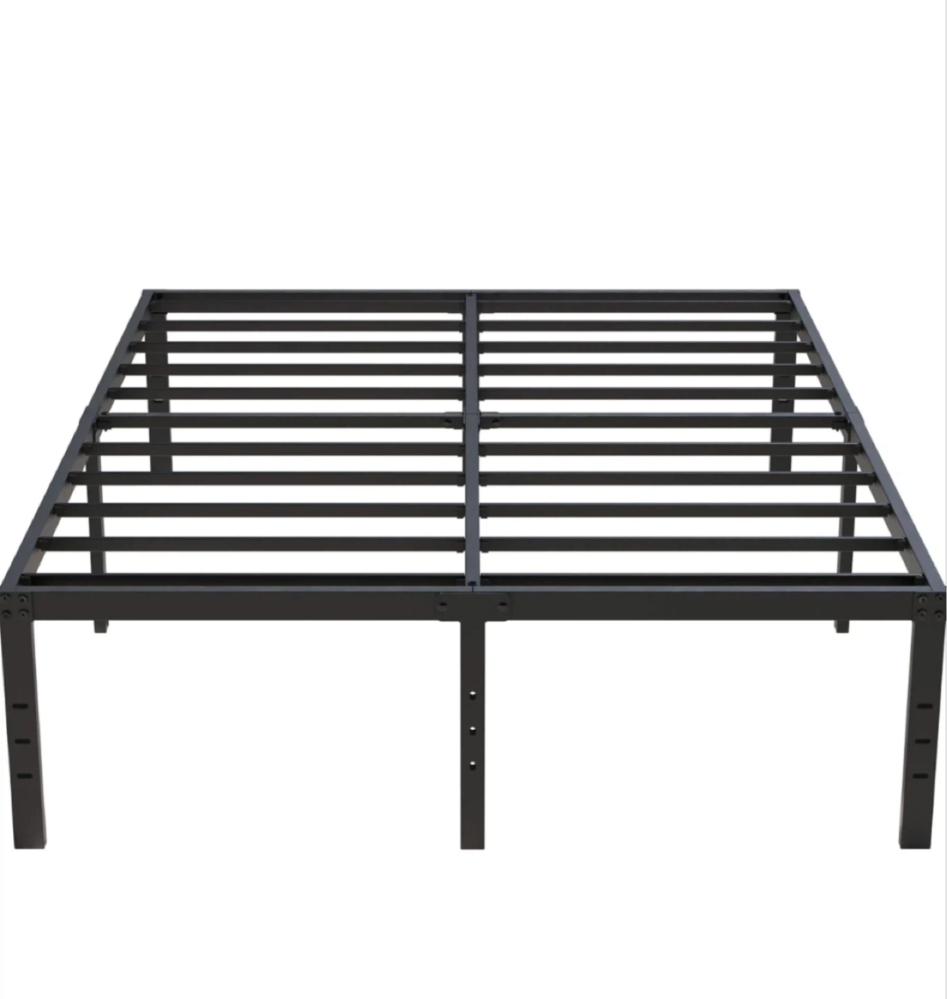 Black Metal Bed Frame - Queen Size