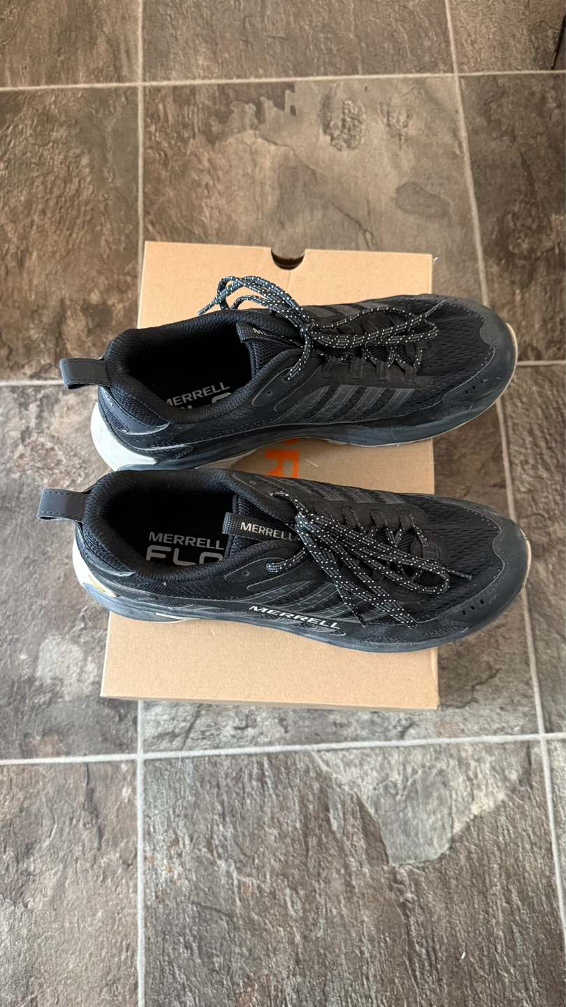 Men's Merrell Morphlite Shoes Black/Asphalt Size 10 - photo 2
