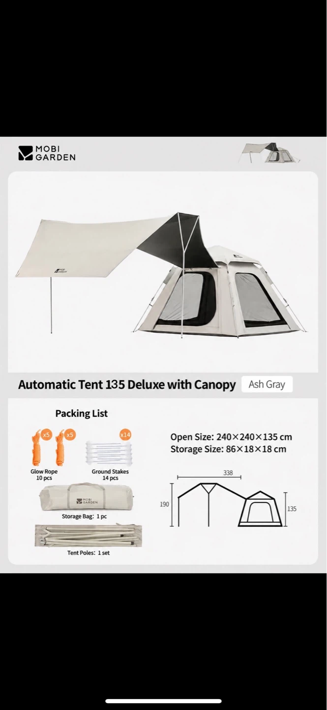 Automatic Camping Tent PO135 PRO - photo 4