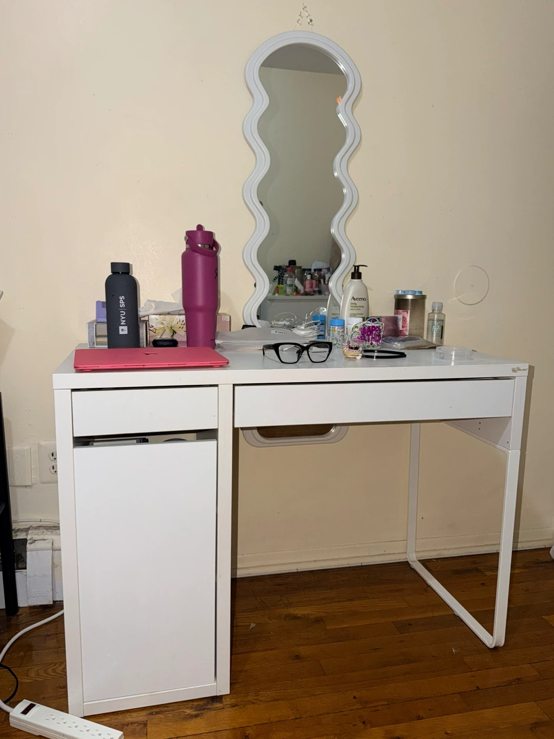 White Vanity Desk
