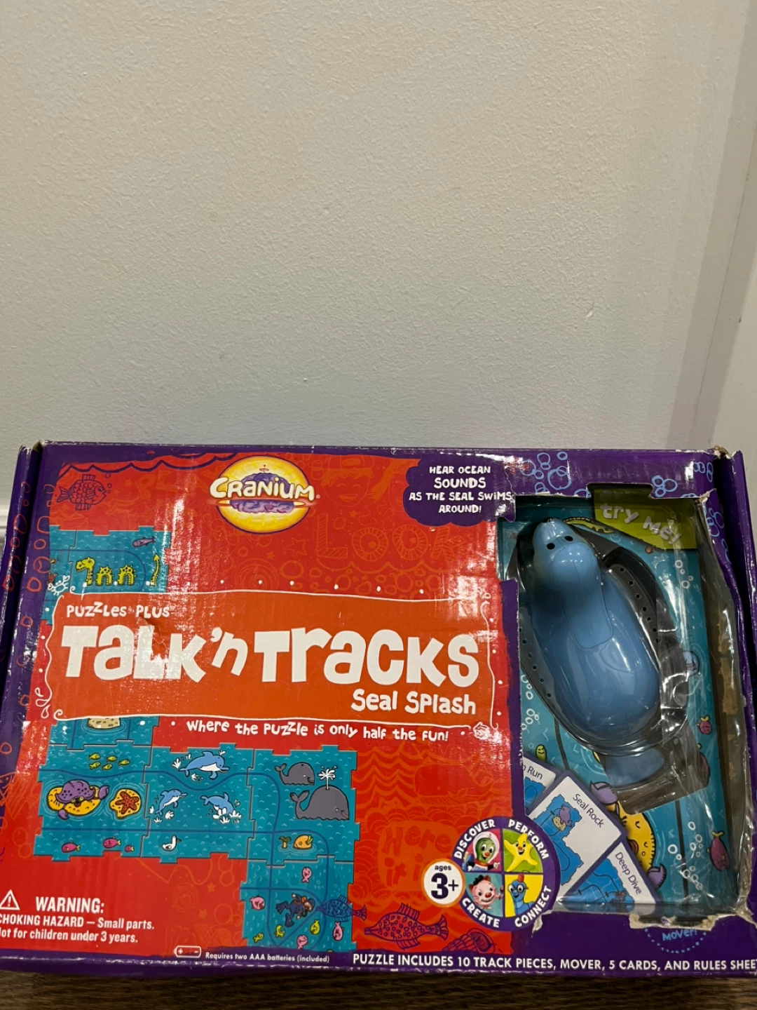 Cranium PuzzLes Plus Talk 'n Tracks Seal Splash