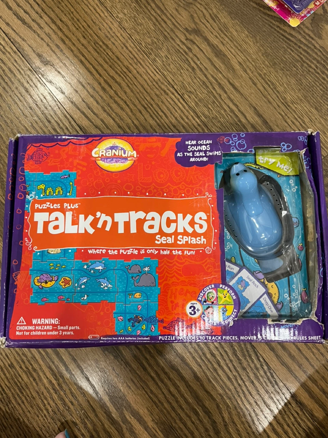 Cranium PuzzLes Plus Talk 'n Tracks Seal Splash - photo 3