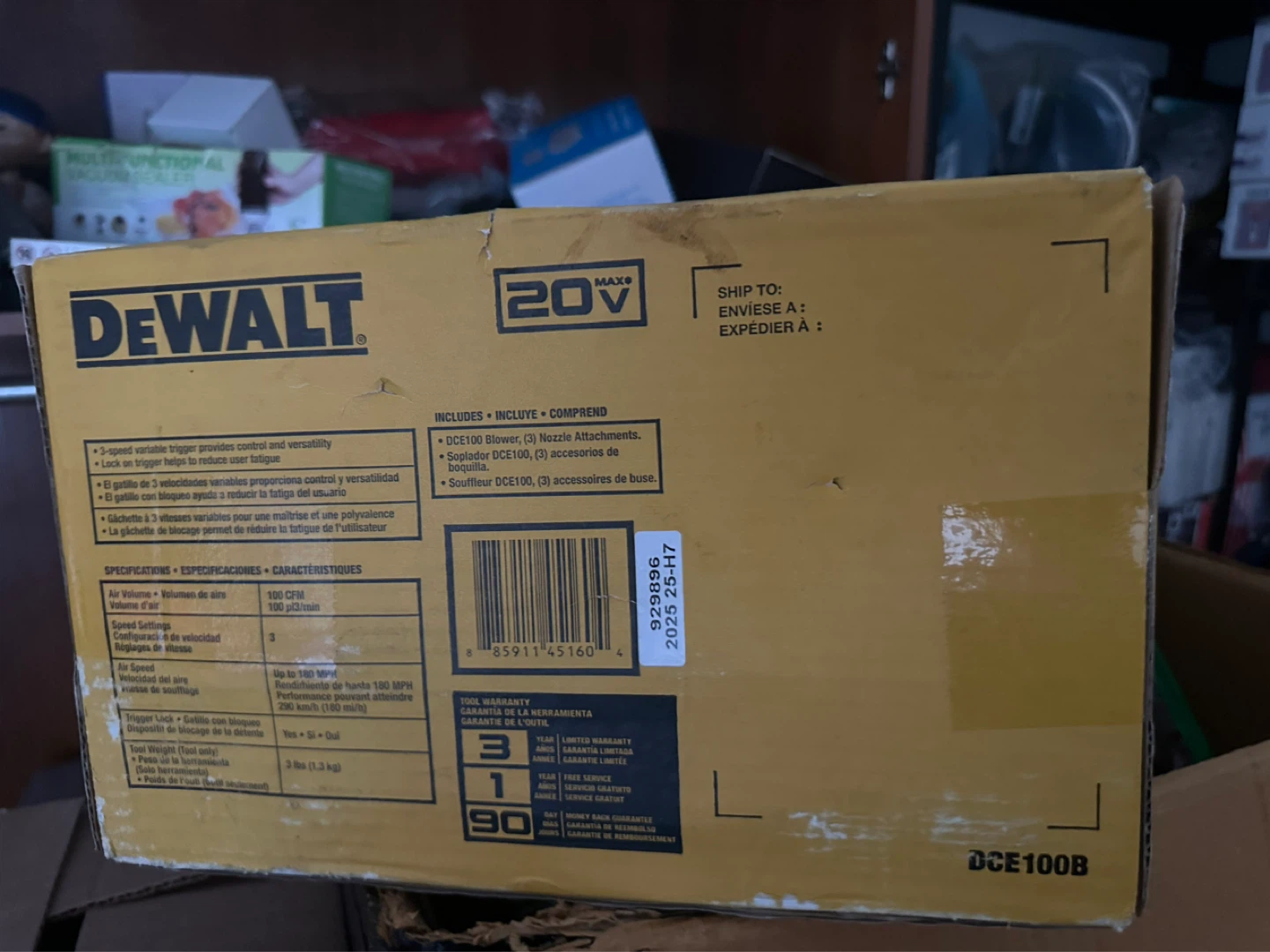 DeWalt 20V MAX Compact Jobsite Blower firm price - photo 3