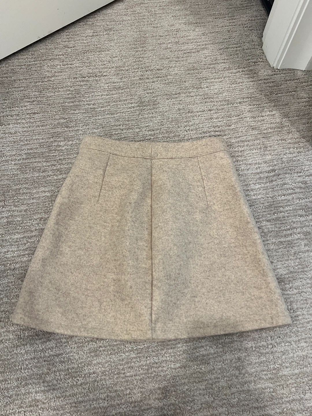 Dazy Women's A-Line Skirt - Size S - Beige