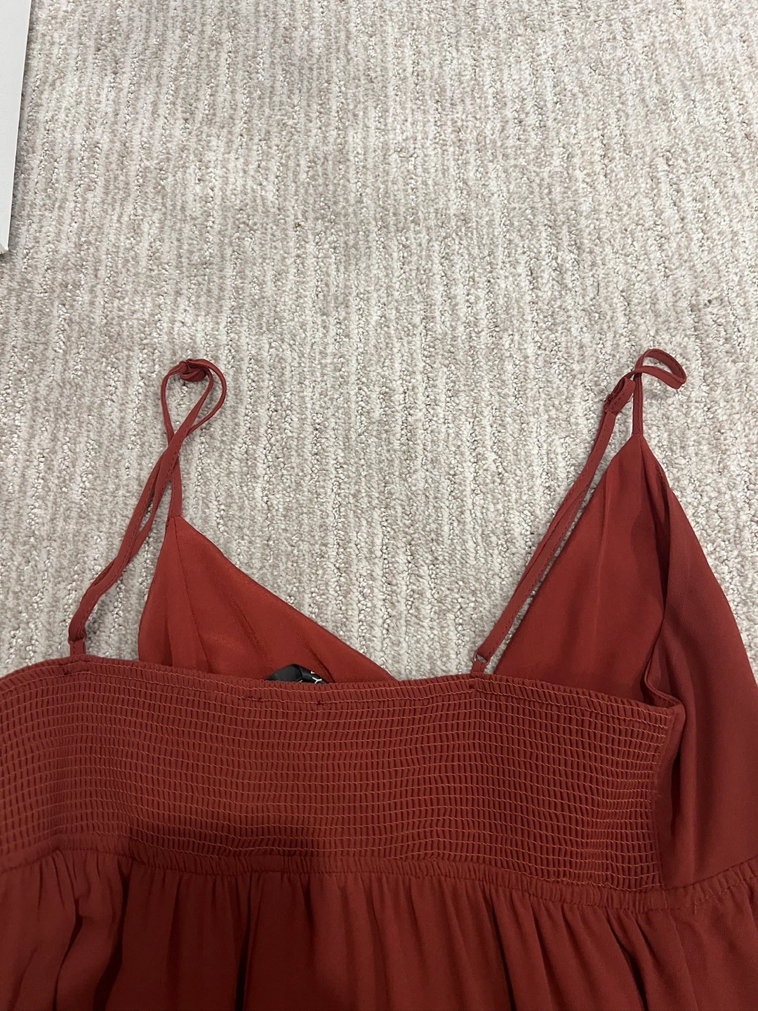 Dynamite Tiered Maxi Dress - Rust - photo 4