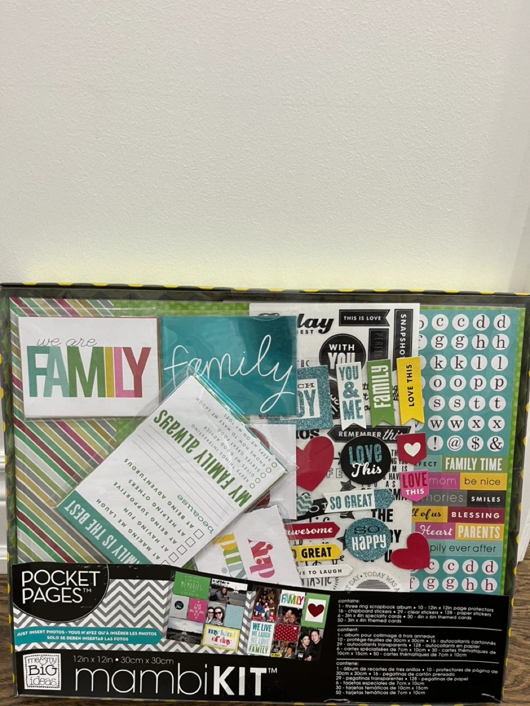 mambiKITCH POCKET PAGES Scrapbook Kit 12x12 inch
