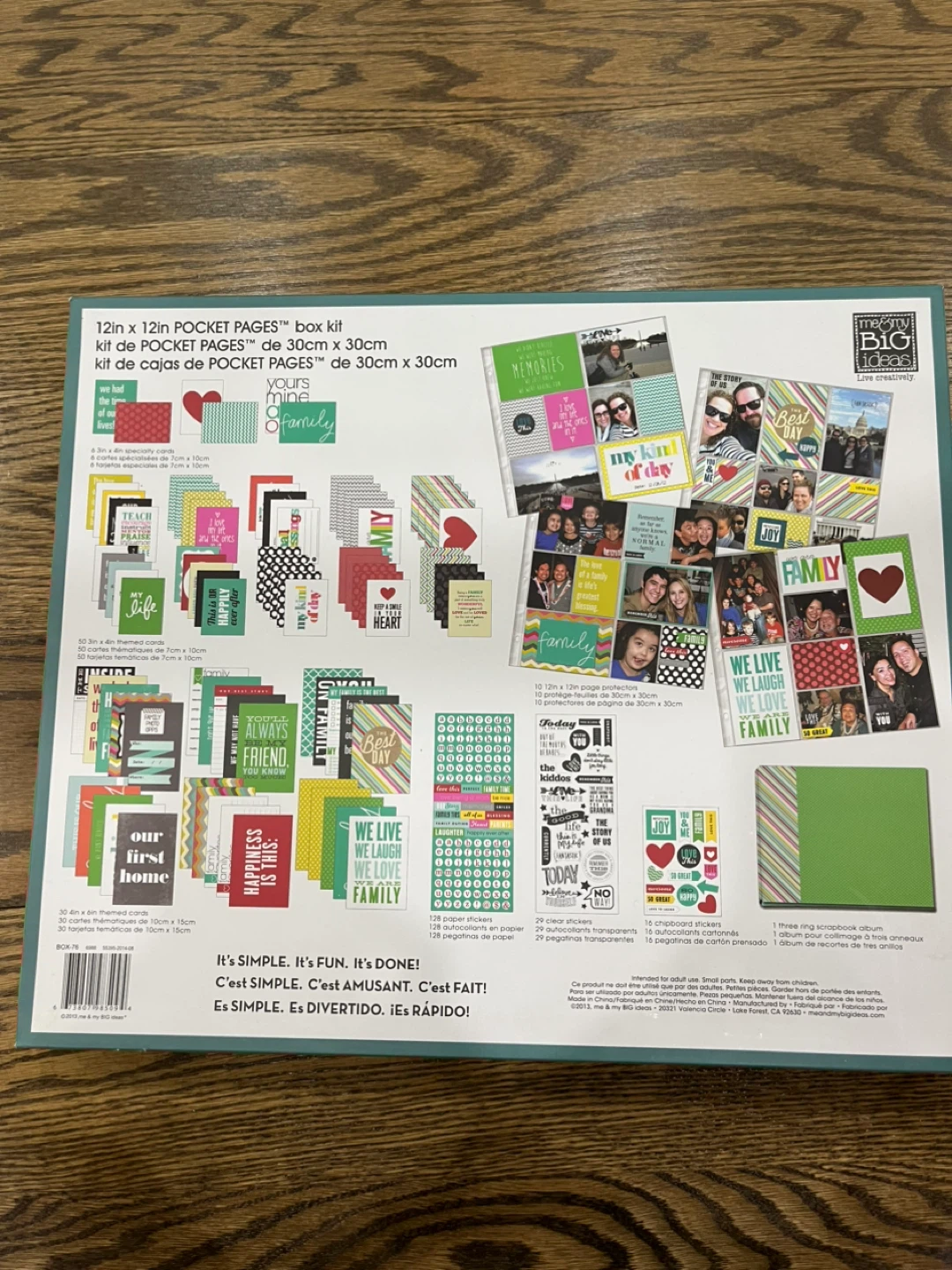 mambiKITCH POCKET PAGES Scrapbook Kit 12x12 inch - photo 2