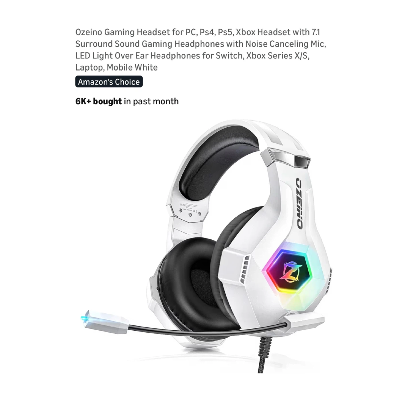 Brand new Gaming Headset for PC, Ps4, Ps5
