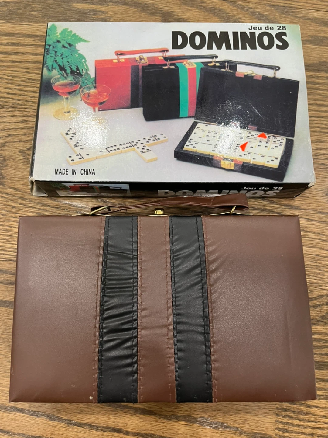 Dominoes Game Set with Case