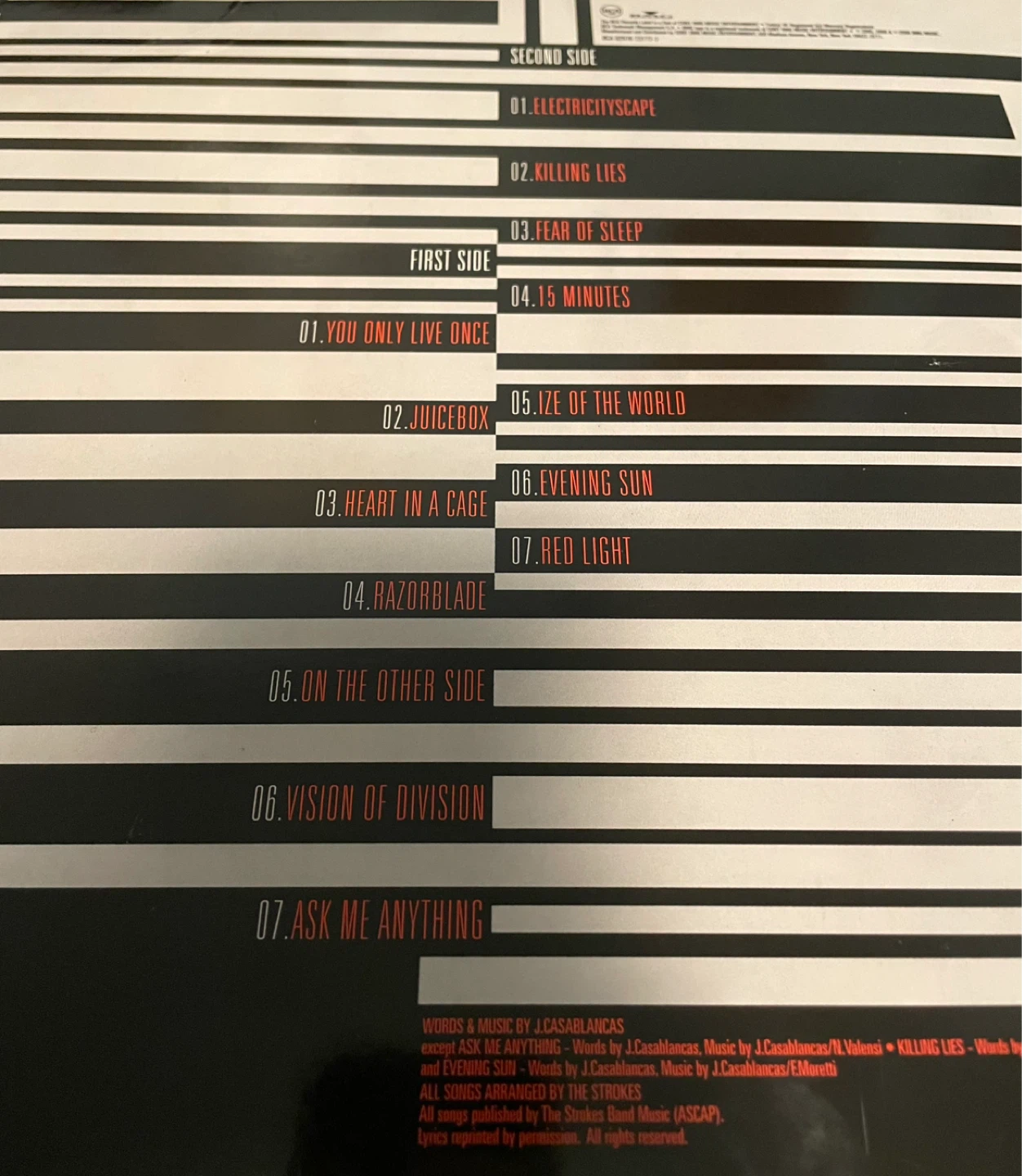 The Strokes - First Impressions of Earth Vinyl Record - photo 2