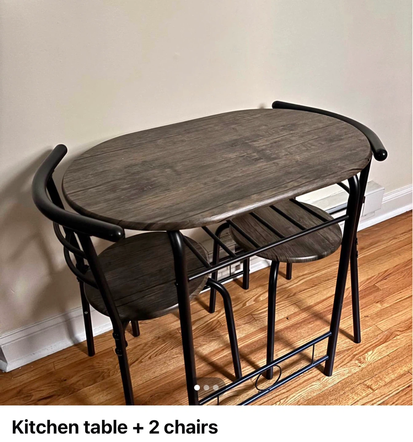 Kitchen Table and 2 Chairs Set - photo 2