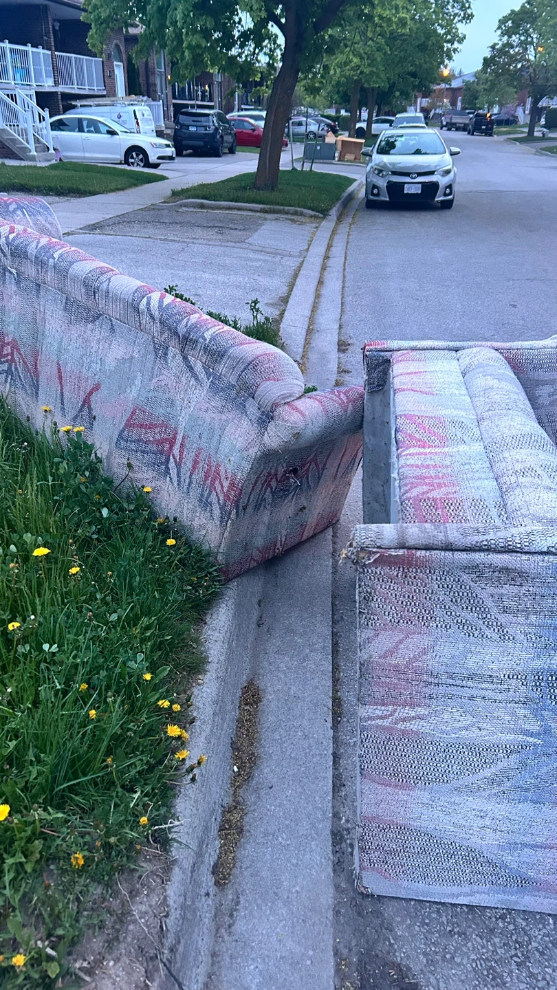Floral Print Sofa need gone asap - photo 2