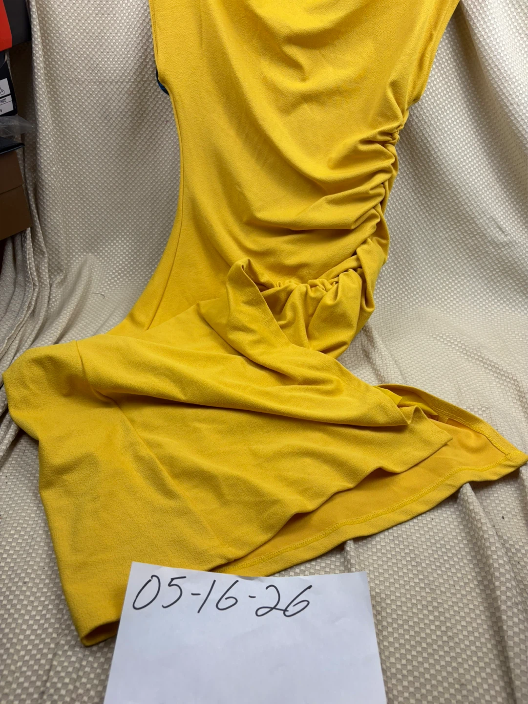 Anthropologie THE MAYA COWL-NECK DRESS  M 54” Long 13 Wide - photo 3