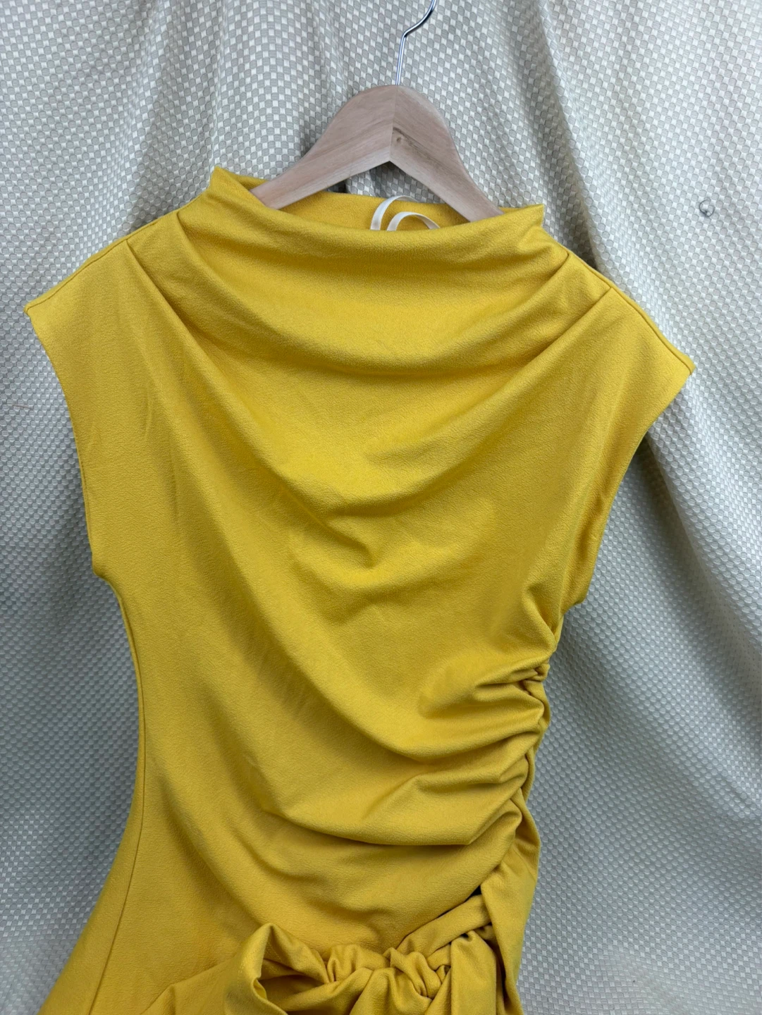 Anthropologie THE MAYA COWL-NECK DRESS  M 54” Long 13 Wide - photo 5