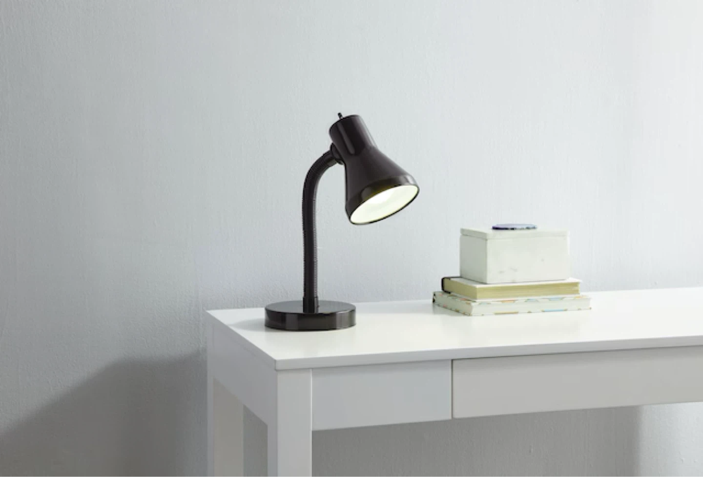 Black Gooseneck Desk Lamp - photo 2