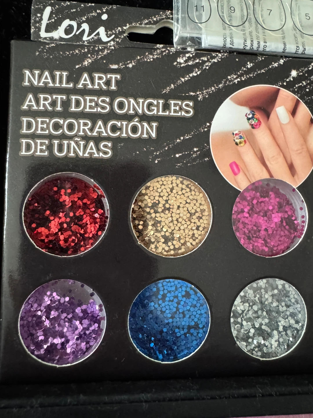 Lori Nail Art Glitter Set with Tools - photo 2