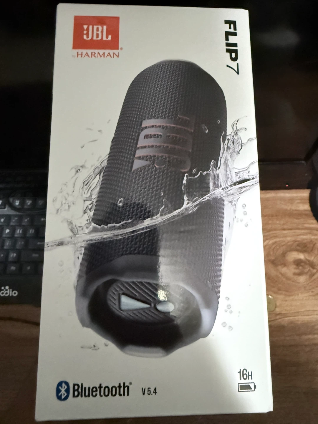 JBL Flip 7 Portable Waterproof Bluetooth Speaker - Black