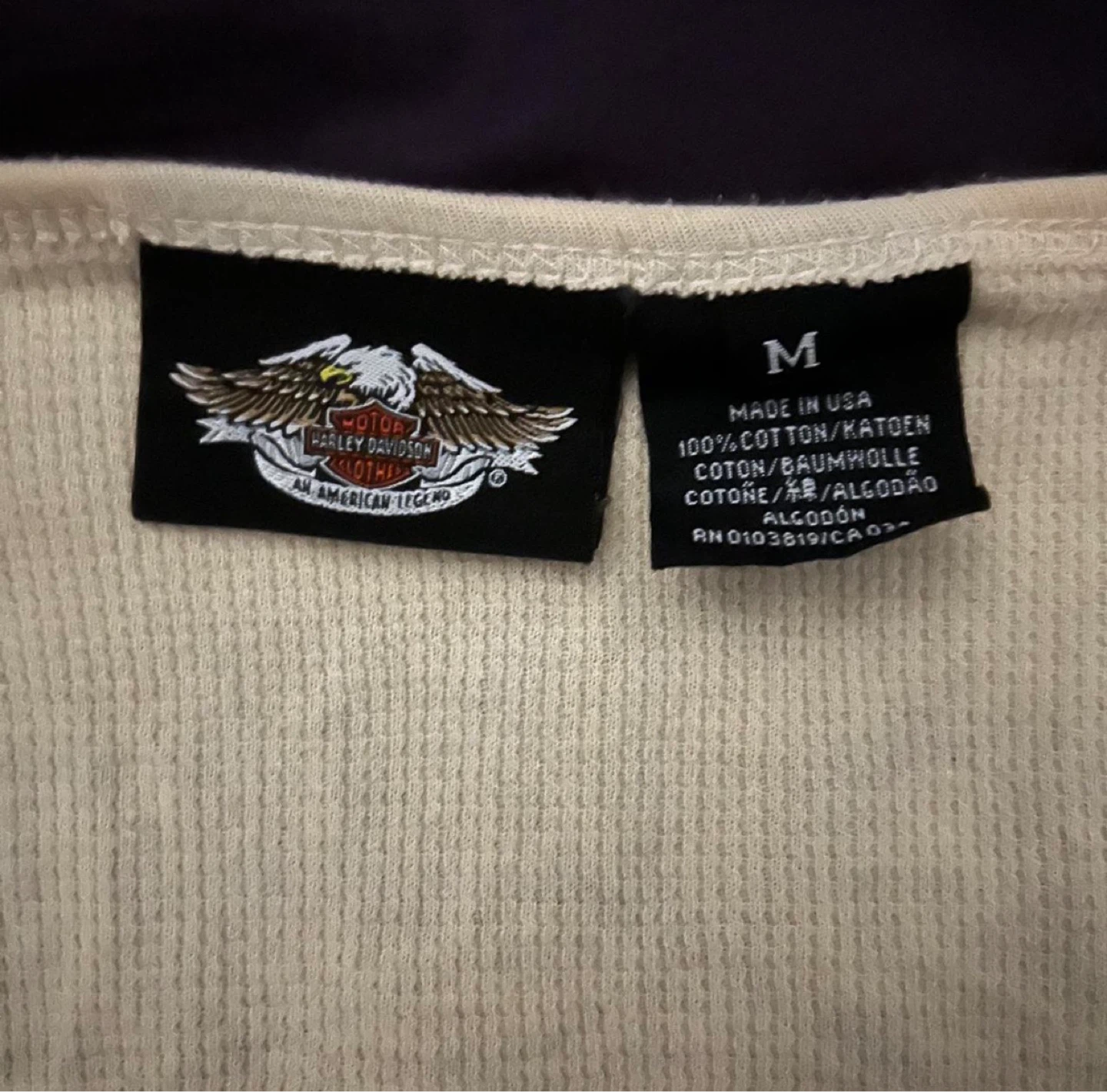 Harley-Davidson Women's Thermal Long Sleeve Shirt Size M - photo 4