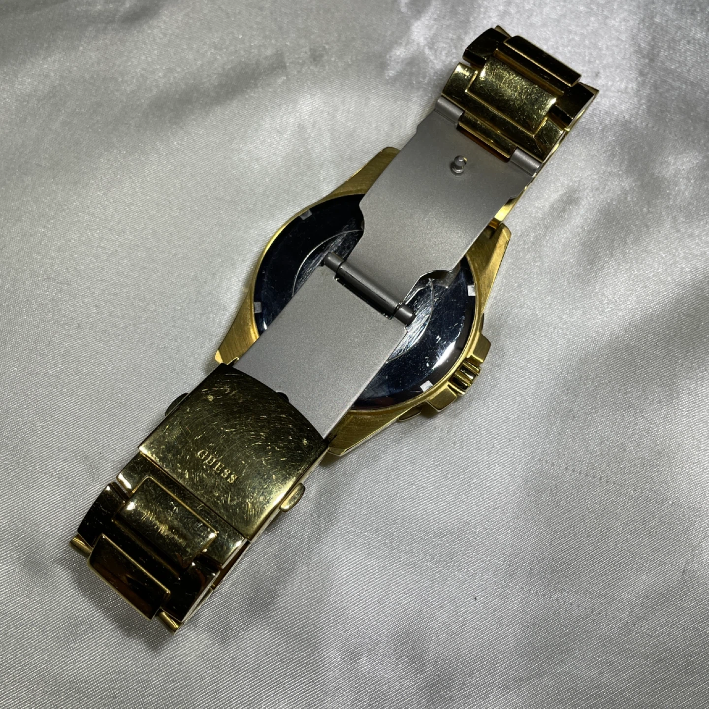 Guess 48MM Crystal Embellished Watch - Gold-Tone - photo 4