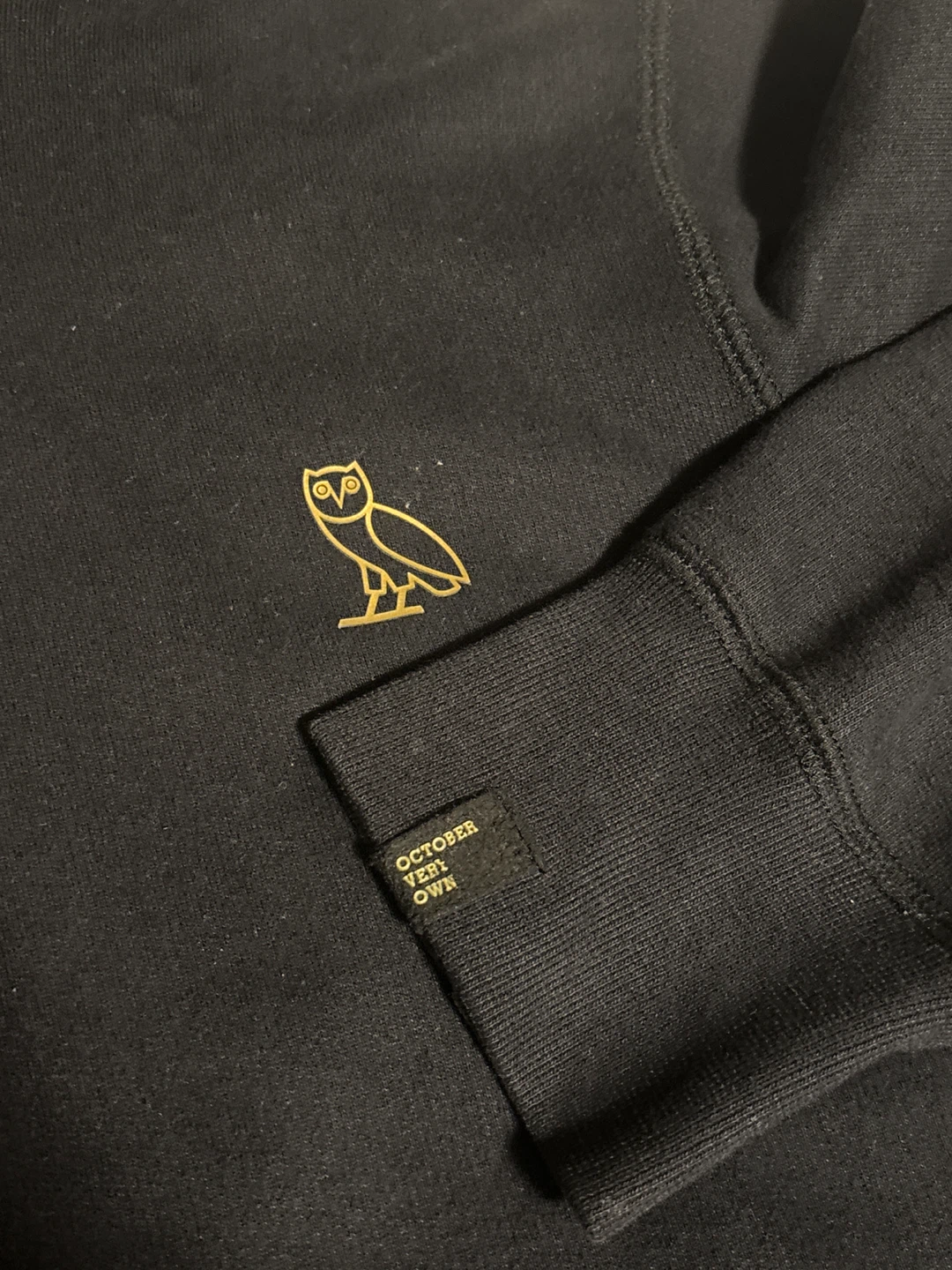 Black OVO Owl Hoodie - Size Small - photo 2