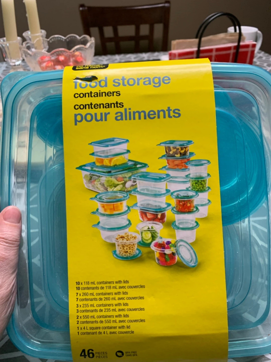Food Storage Containers - 46 Pieces