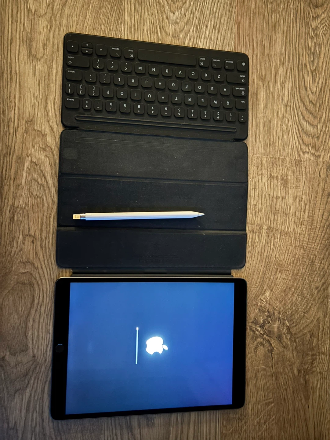 Apple iPad 3rd gen(256GB) with Apple Pencil and Keyboard Case