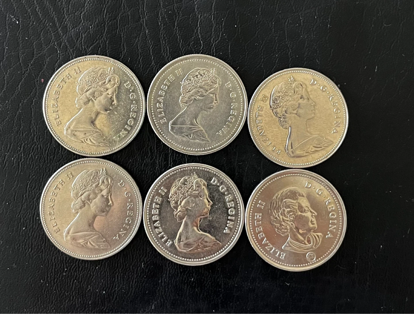 Military’s coat  of 6 Canadian 50 Cent Coins - photo 2