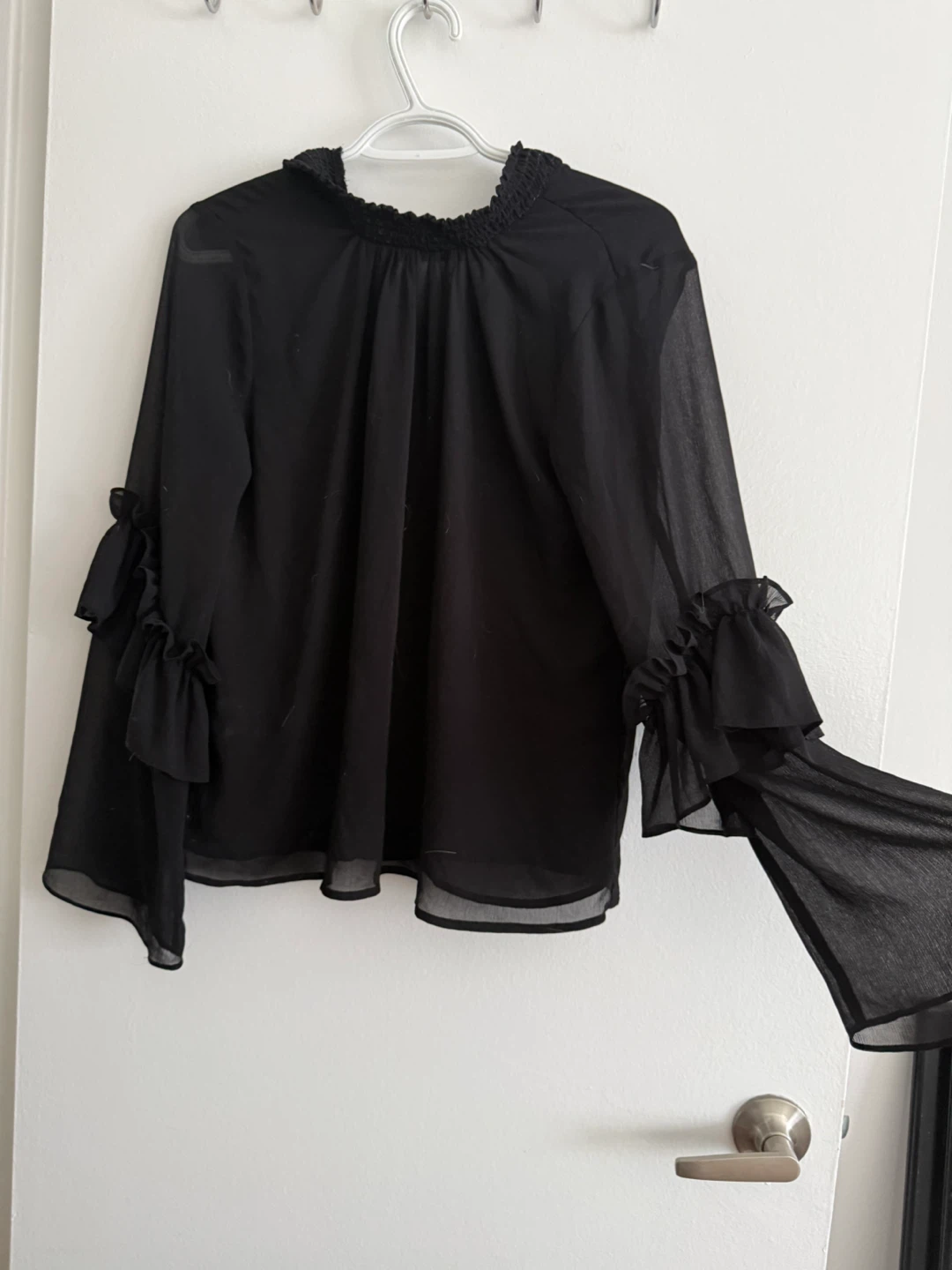 Lush Black Blouse
