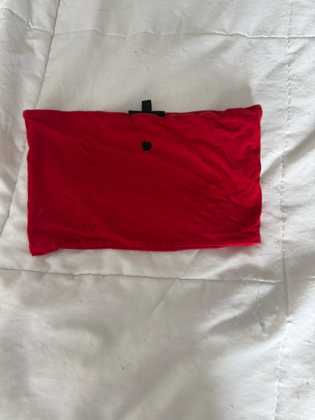 Topshop Red Bandeau Top