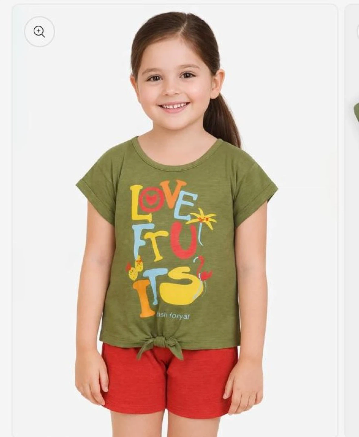 Girls - Printed Shorty Sets