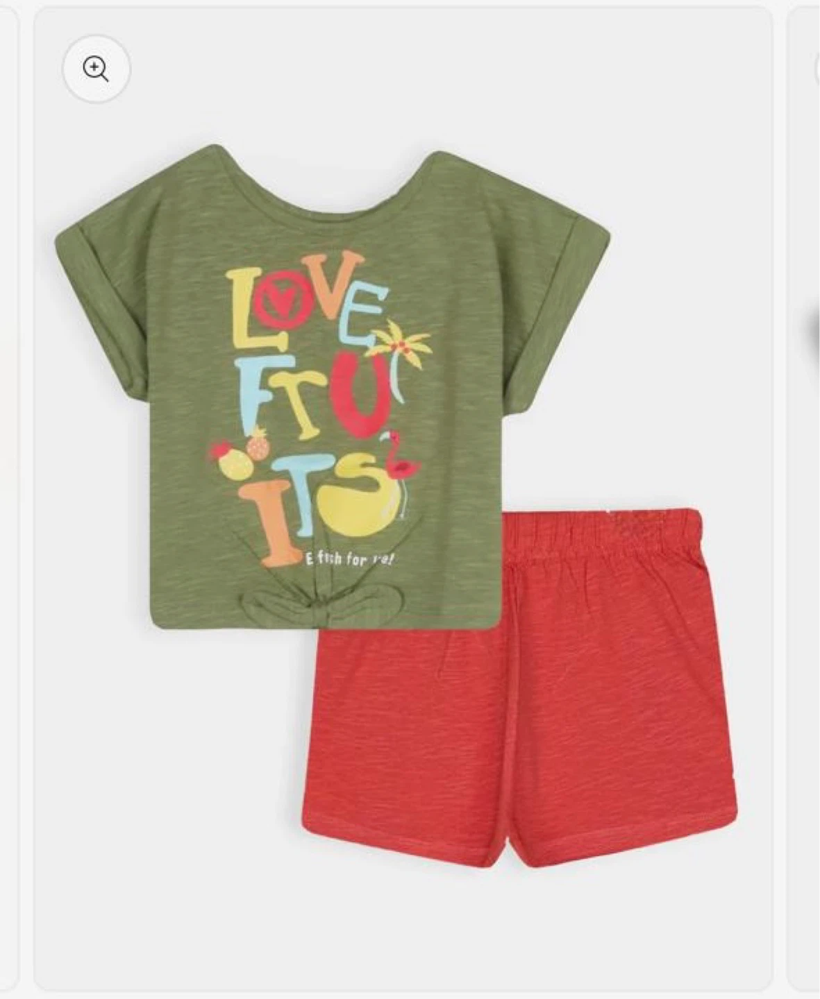 Girls - Printed Shorty Sets - photo 2