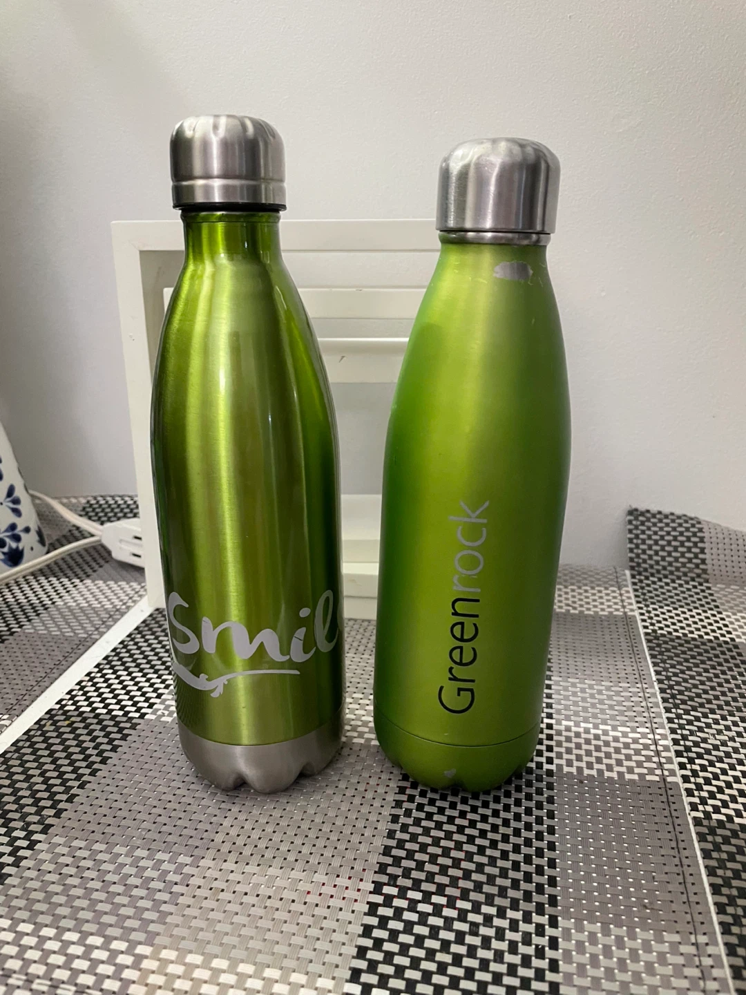 GreenRock and Smile Water Bottles