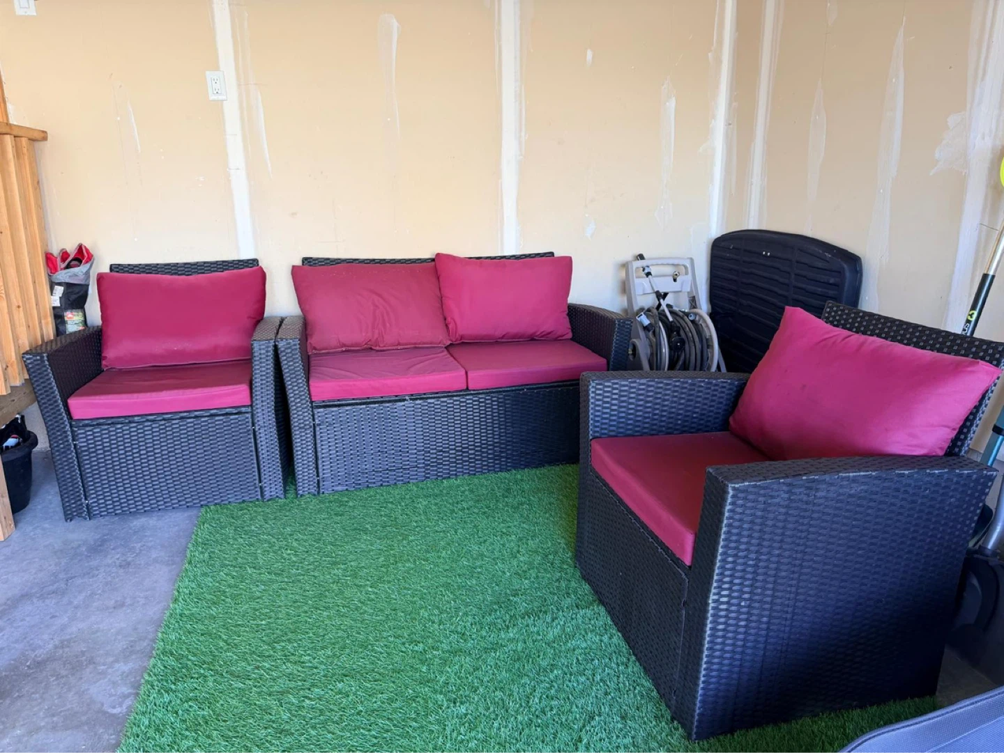 Patio Furniture Set with Cushions