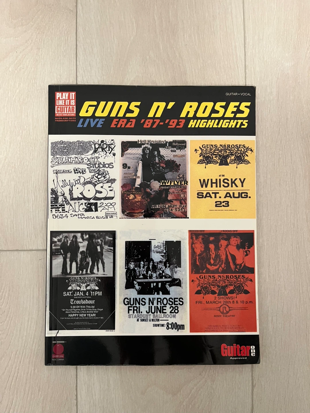 Guns N' Roses Live Era '87-'93 Highlights Guitar Book