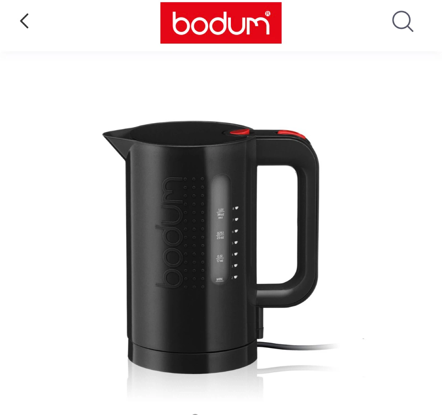 Bodum Electric Kettle
